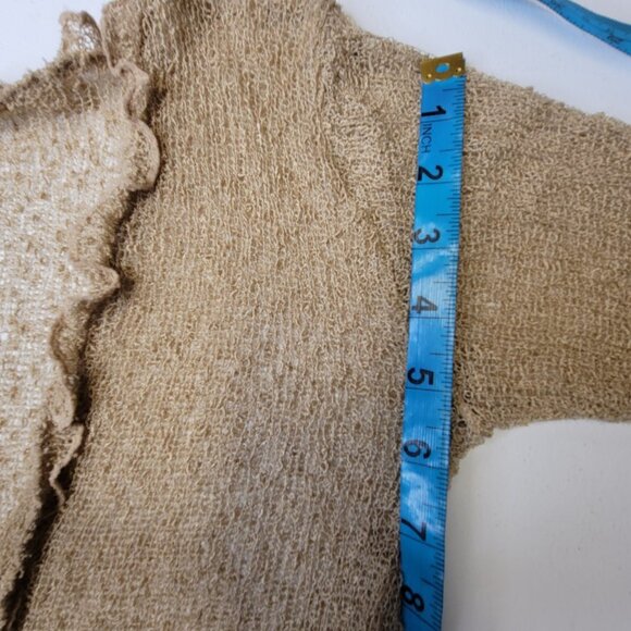 Soft Light Shrug Bolero Coverup Sheer Cardigan Size S/M - Picture 6 of 12